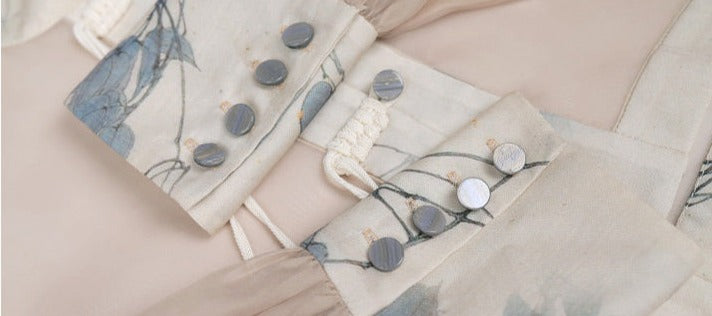 Fall Dusk | Modern Gray Dress (松间照)