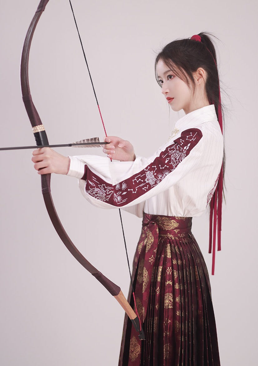 Blue Wolf | Modern Unisex Blouse (苍狼)