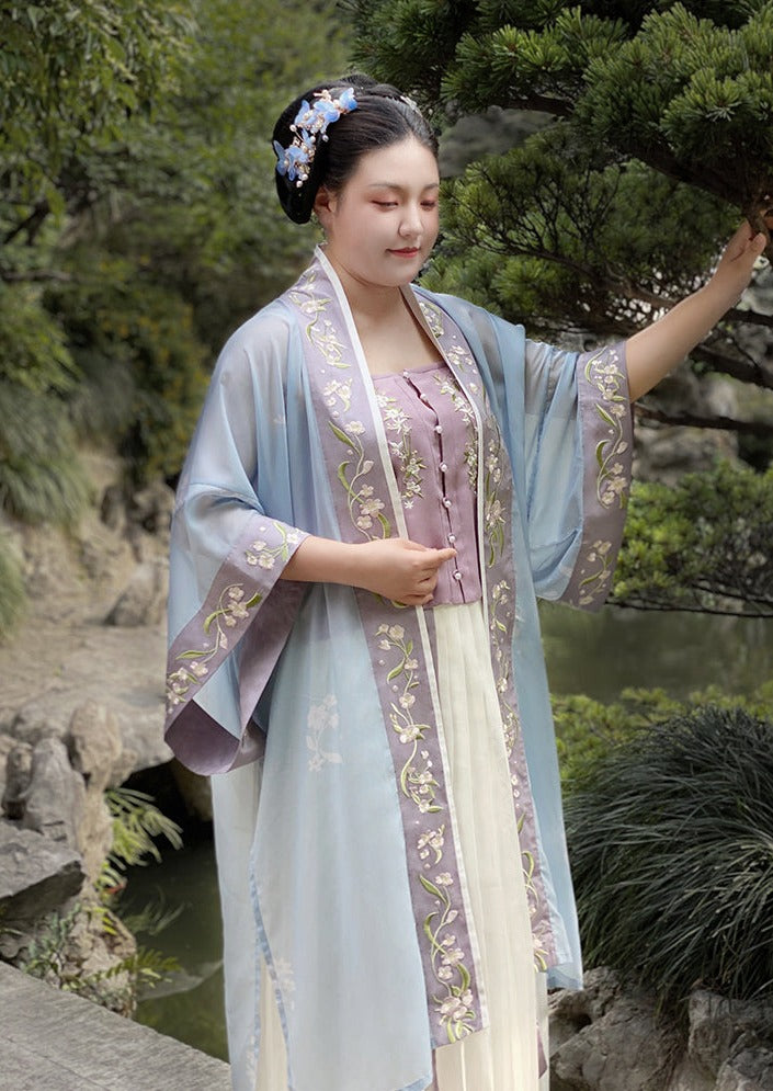Dream Back | Purple Plus Hanfu Dress (梦初回)
