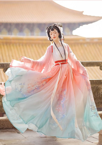 Rainbow | Blue Hanfu Dress (肥啾)