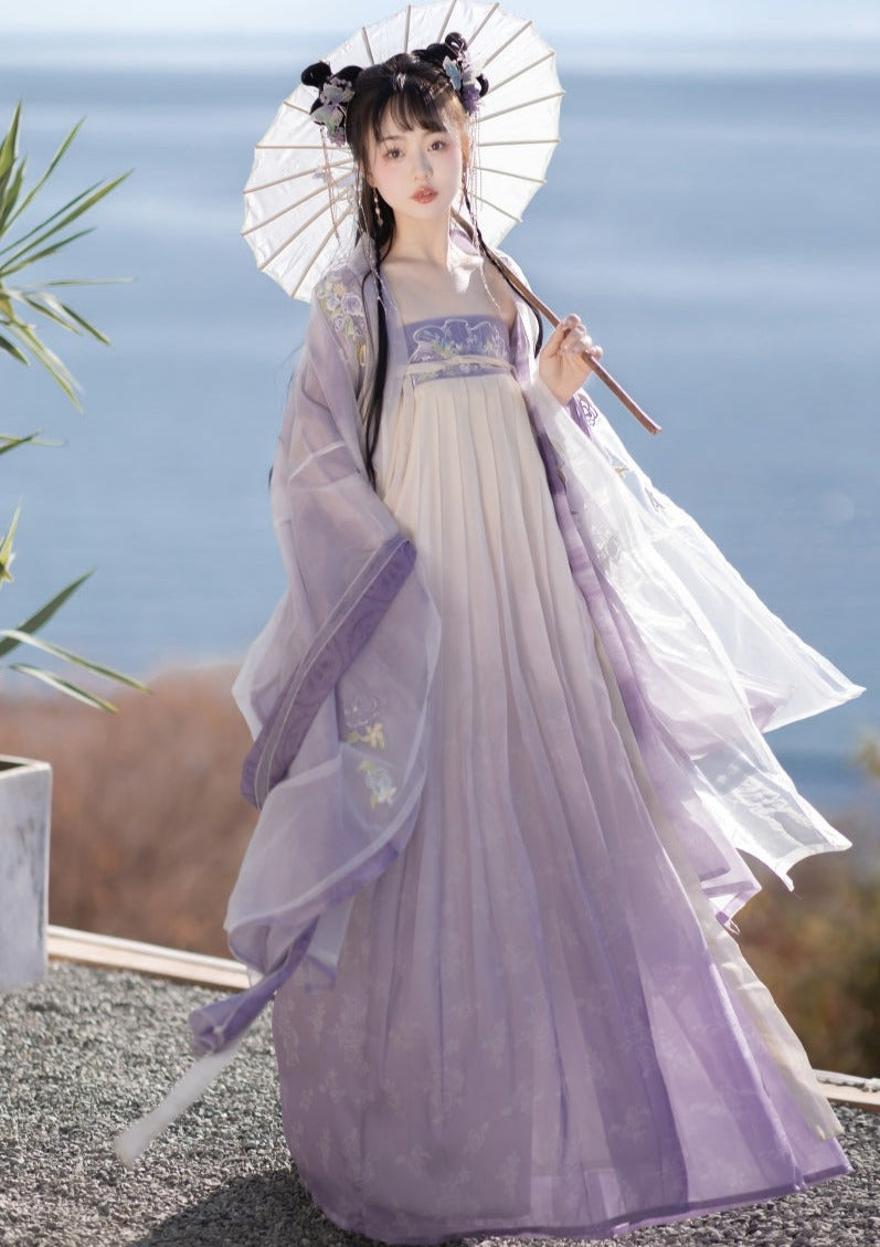 Lilac | Tang 4-Pieces Hanfu (玫园)