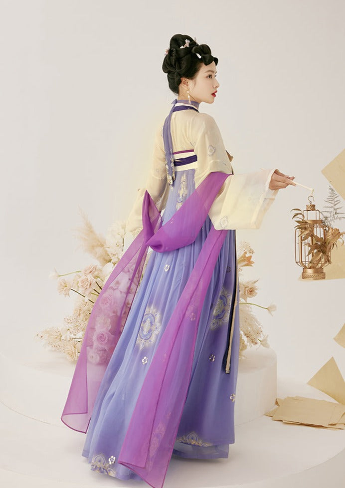 Violet Dream | Silk Embroidered Dress (紫金叹)
