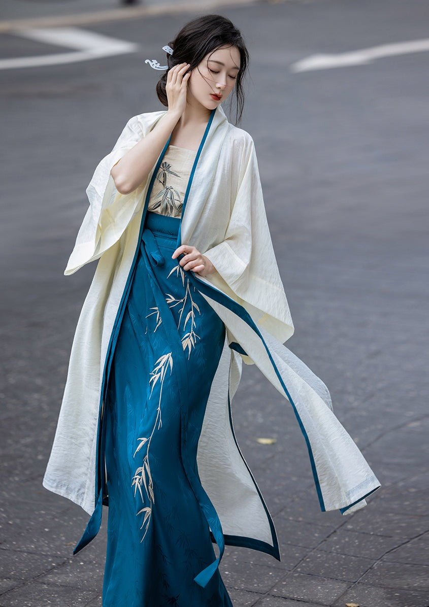 Whispering Bamboo | Modern 3-Pieces Hanfu (竹语)