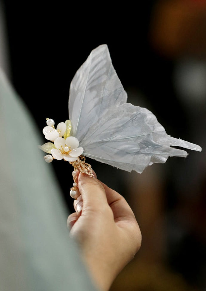 Butterfly Dream | 1 Pc Feather Butterfly Hairclips (蝴蝶梦)