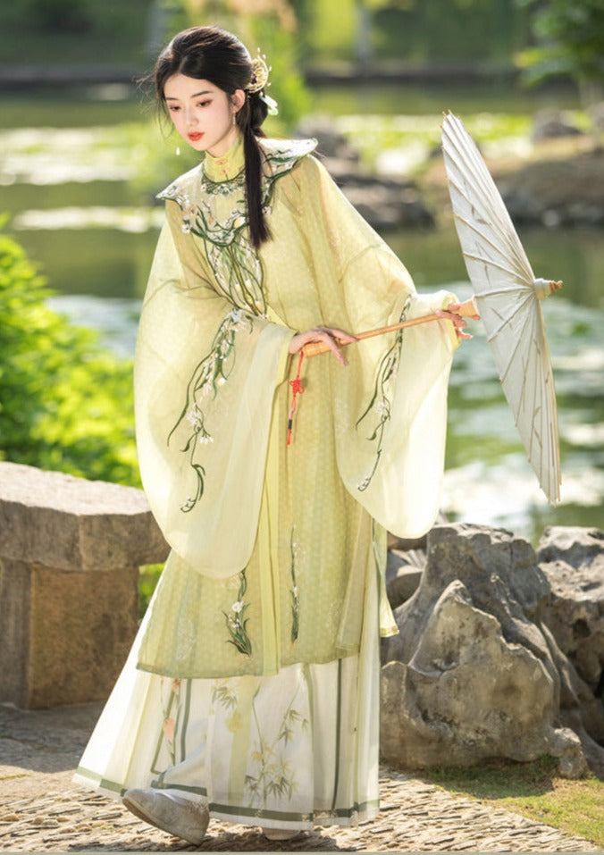 Aroma Lily | 5-Pieces Hanfu Dress (水夜香合)