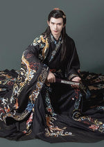 Wu Zetian | Men's Black Gown (ZTBlkC)