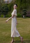 Lace Bride | Bridal Ivory Qipao (轻纱舞)