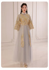 Bridesmaids Gray Chinese Style Dress (BM07)