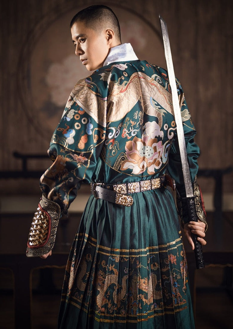 Assassination | Uni-Sex 4-Pieces Embroidered Flying Fish Hanfu (刺诏)