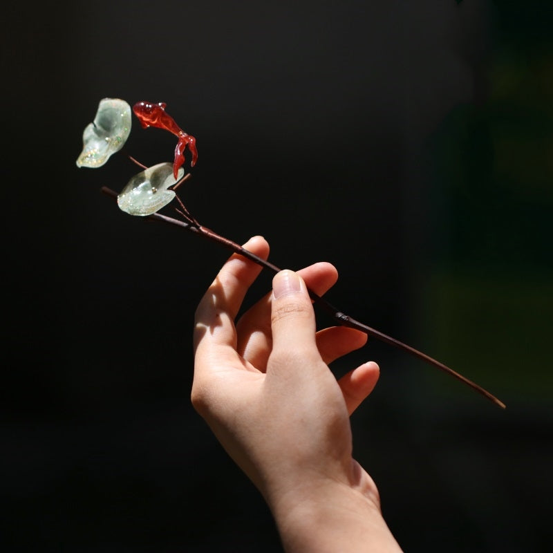 Red Koi | 1 Pc Hairpin (鱼莲说)