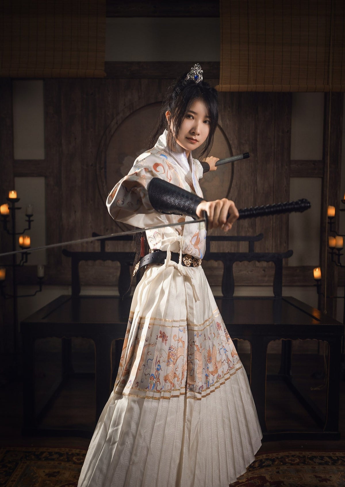 Assassination | Uni-Sex 4-Pieces Embroidered Flying Fish Hanfu (刺诏)