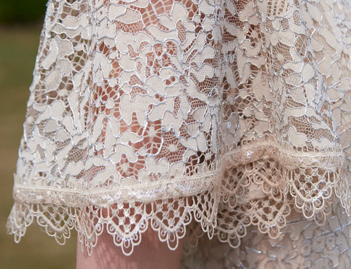 Lace Bride | Bridal Ivory Qipao (轻纱舞)
