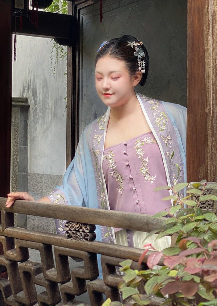 Dream Back | Purple Plus Hanfu Dress (梦初回)