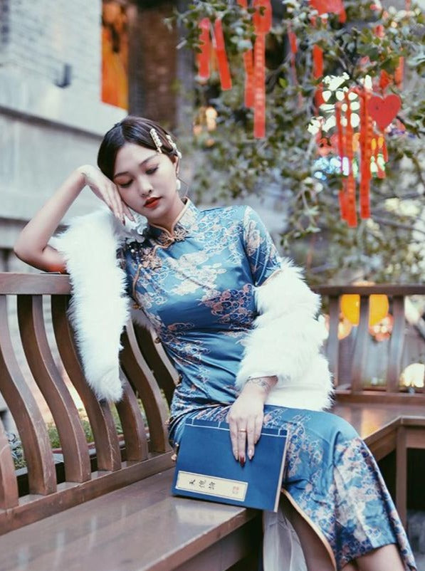 Meiling | Ivory Fur Shawl (MLIvy03)