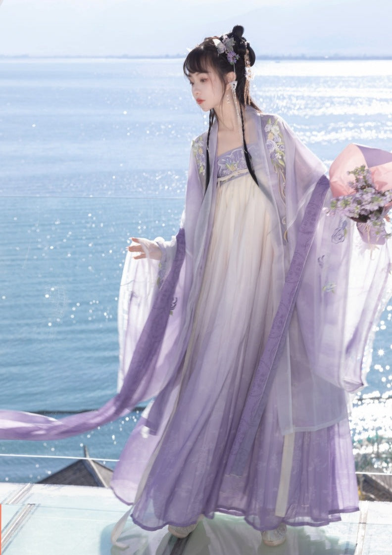 Lilac | Tang 4-Pieces Hanfu (玫园)