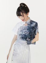 Butterfly and Flowers | Modern Chinese Style Dress (花蝶图)