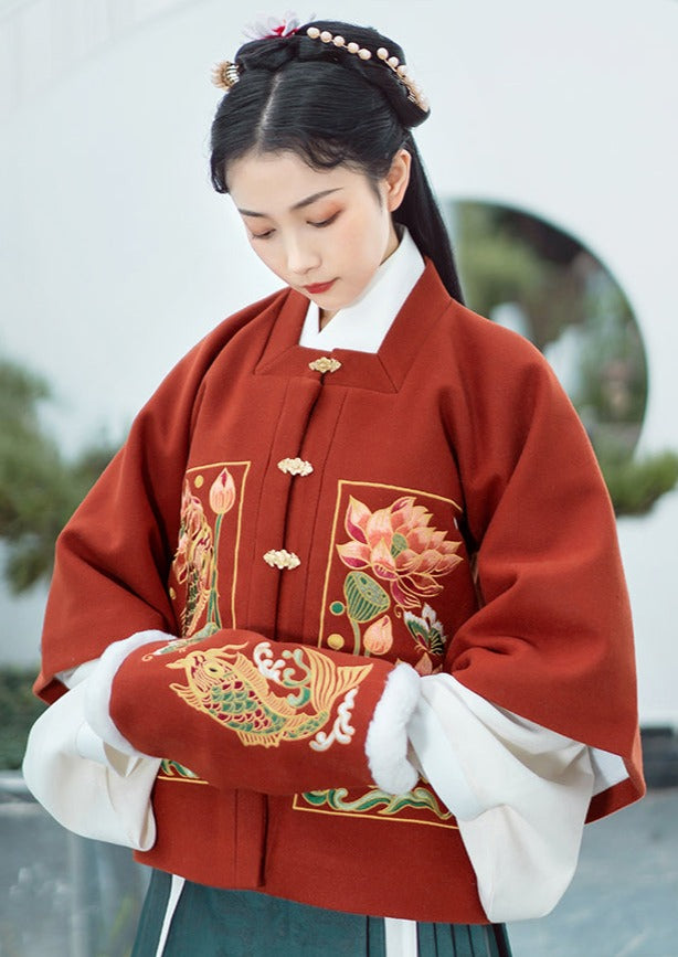Water Trout | Ming Hanfu Cardigan (青鲤)
