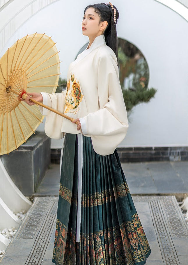 Golden Adoration | Ming Ma Mian Skirt (金妆花)