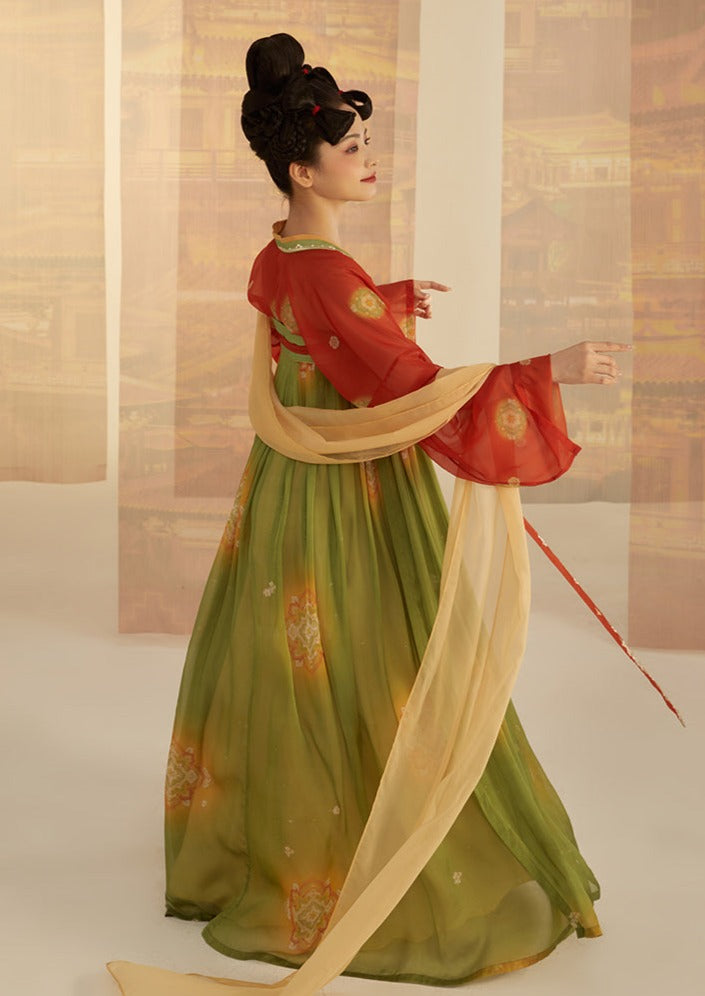 Night Banquet | Silk Embroidered Dress (唐宫夜宴)