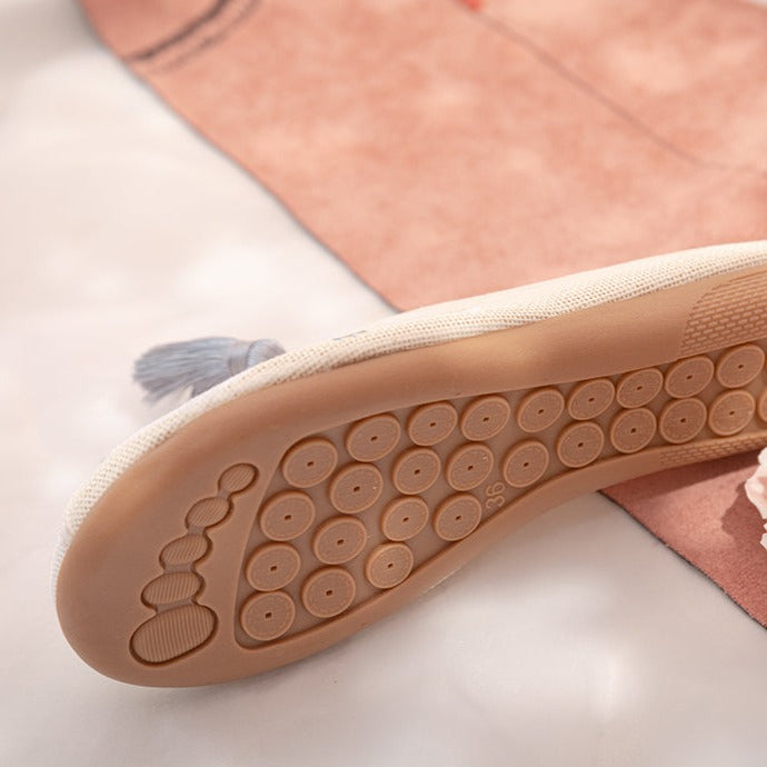 Magnolia | 7 colors Embroidered Mule Shoes(绾青）