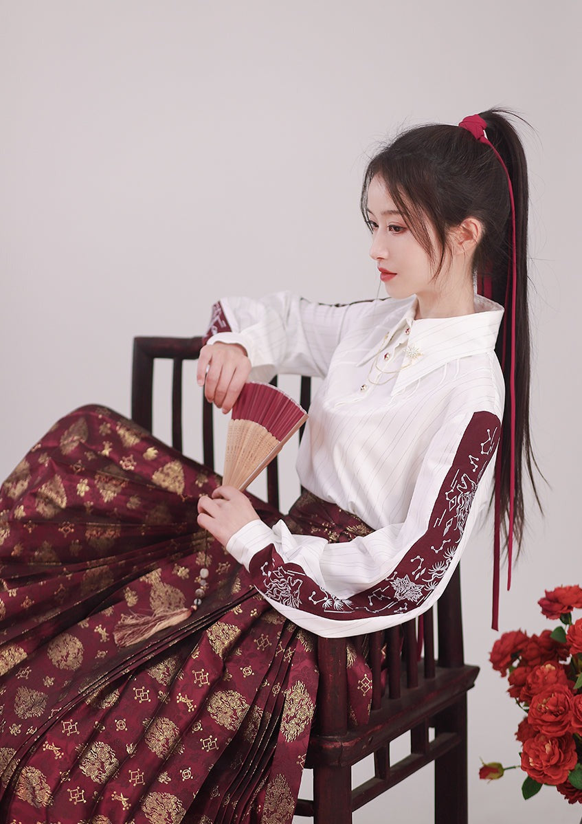 Blue Wolf | Modern Unisex Blouse (苍狼)