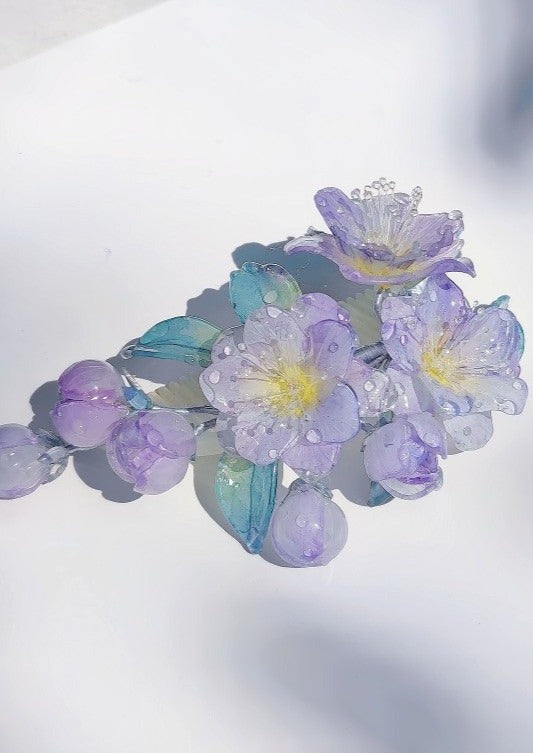 Hydrangea | 1 Pc Purple Hairpin (Hydrangea)