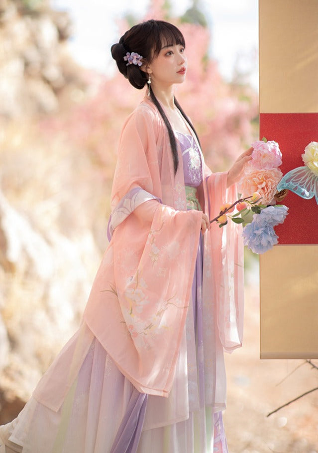 Peach Fairy | Pink Hanfu Dress () L / Pink Peach Fairy | Pink Hanfu Dress () L / Pink