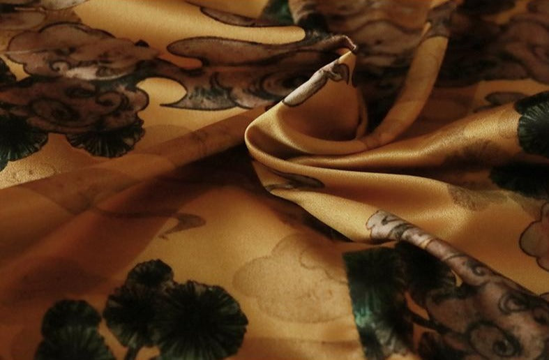 Meiling | Cloud Satin Qipao (金云)