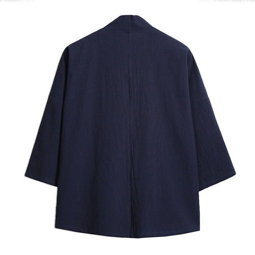 Lingtian | Blue Uni-Sex Asian Robe / Kimono (凌天)