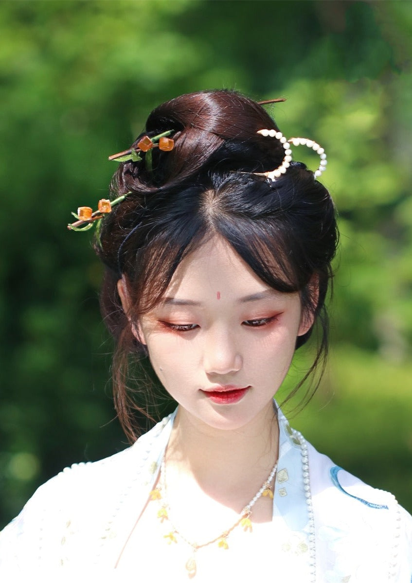 Lantern Lily | 1 Pc Hairpin (宫灯百合)