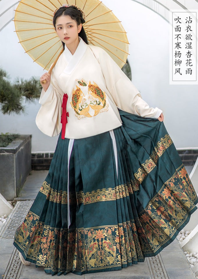 Golden Adoration | Ming Ma Mian Skirt (金妆花)
