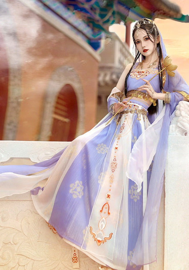 Flying Fairy | West Regions Embroidered Dress (天外飞仙)