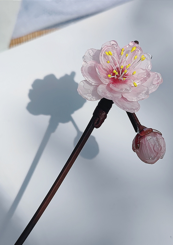 Cherry's Beauty | Pink Flower Hairpin (美人梅)