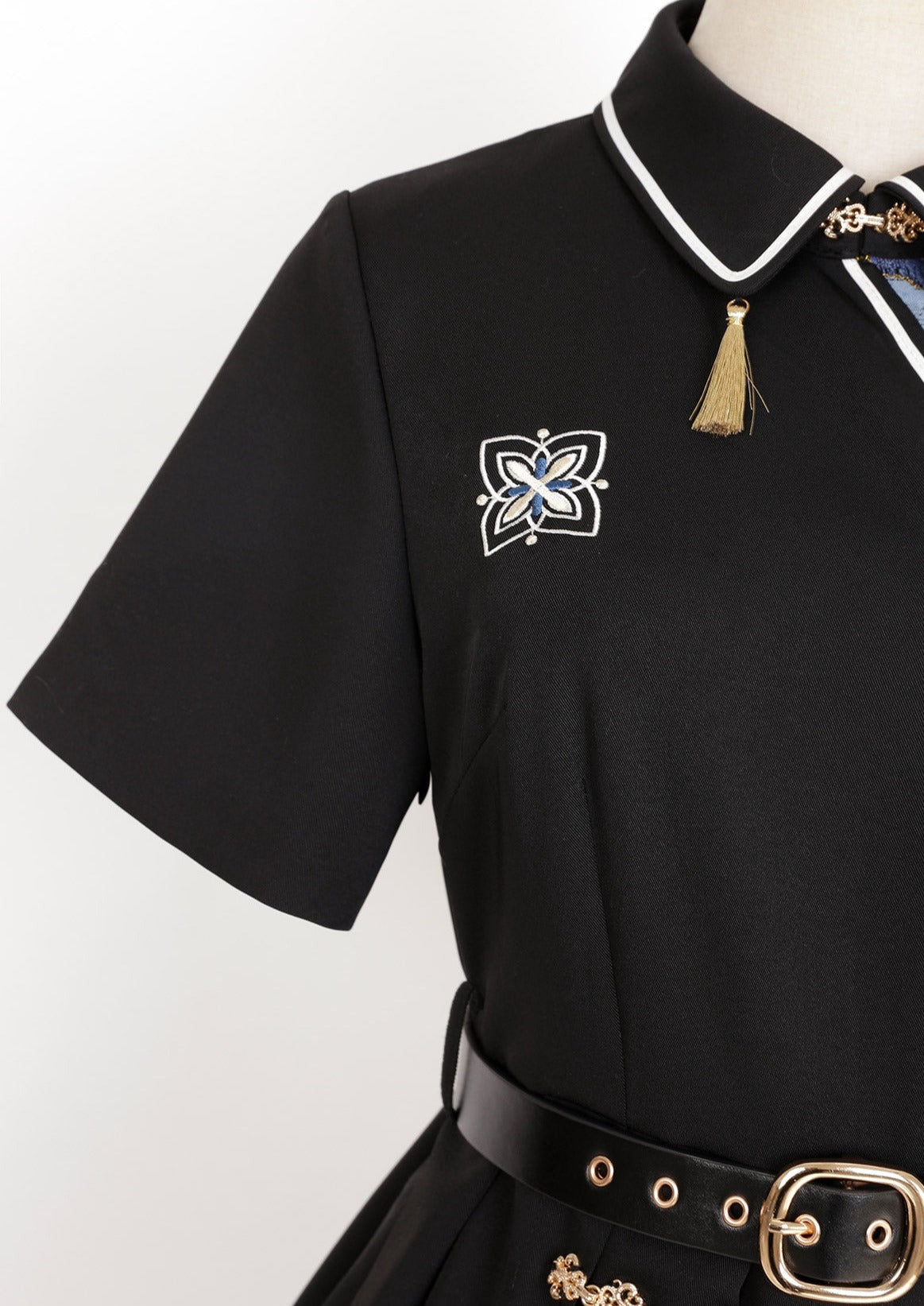 City That Never Sleeps | Modern Black Lolita Chinese Hanfu (不夜城)