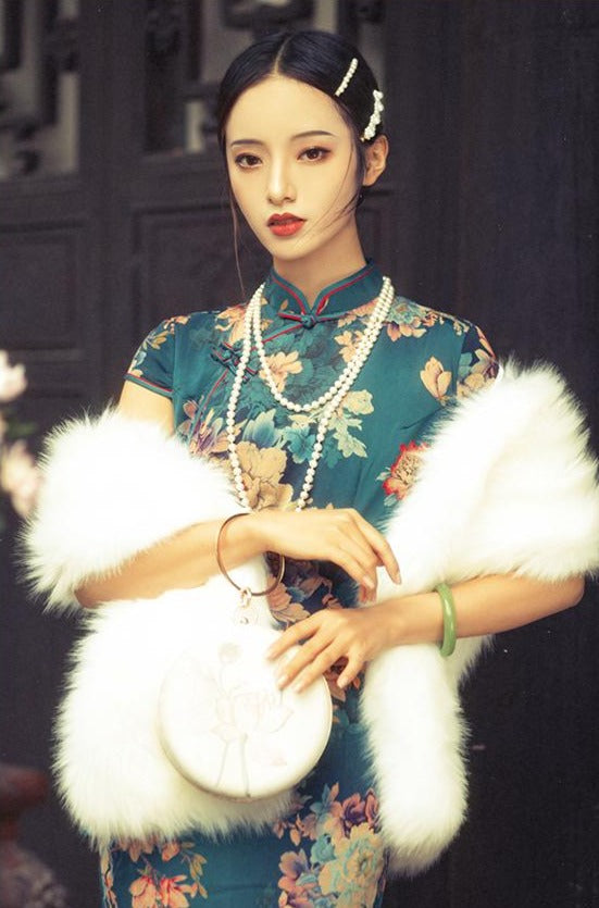 Meiling | Ivory Fur Shawl (MLIvy03)