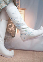 Ming Flower Boots | Hanfu Boots (绣花靴）