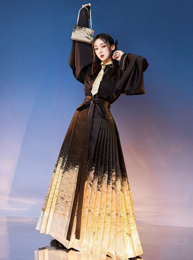 Moon River | Custom Made Ma Mian Skirt (月生春江)