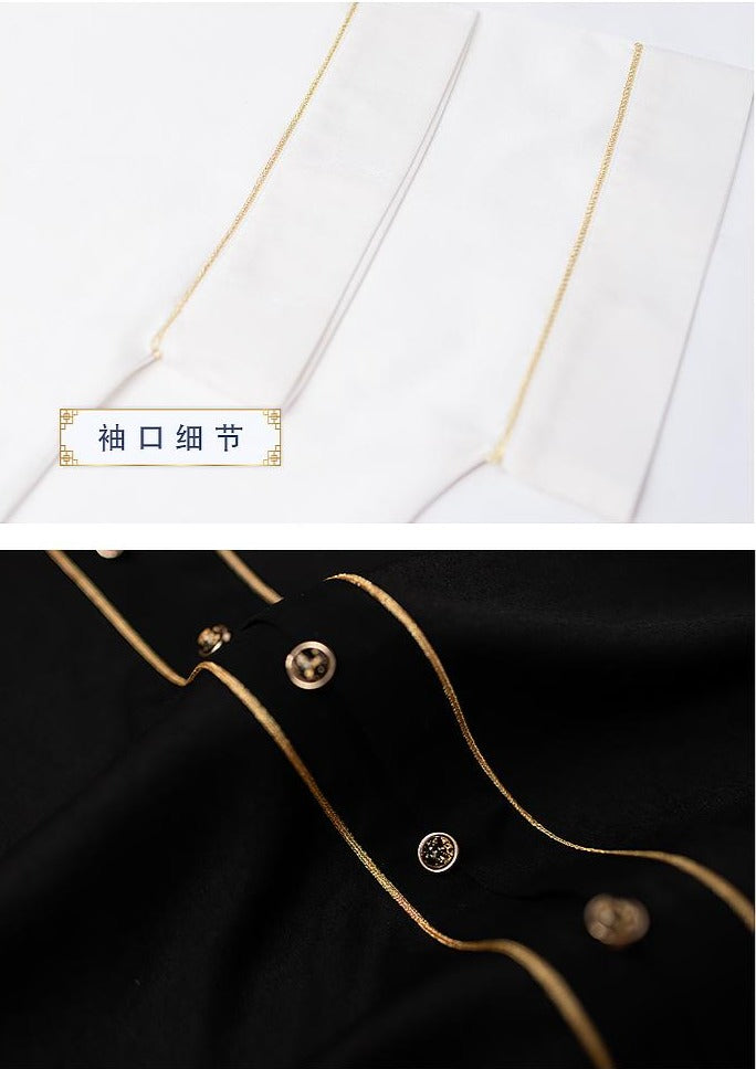 Moon River | Modern Black Blouse (月生春江)