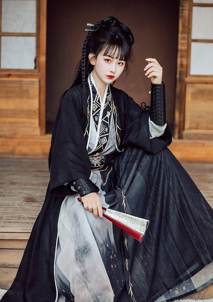 Unparalleled Bamboo | Unisex 6-Pieces Hanfu Set (无双)