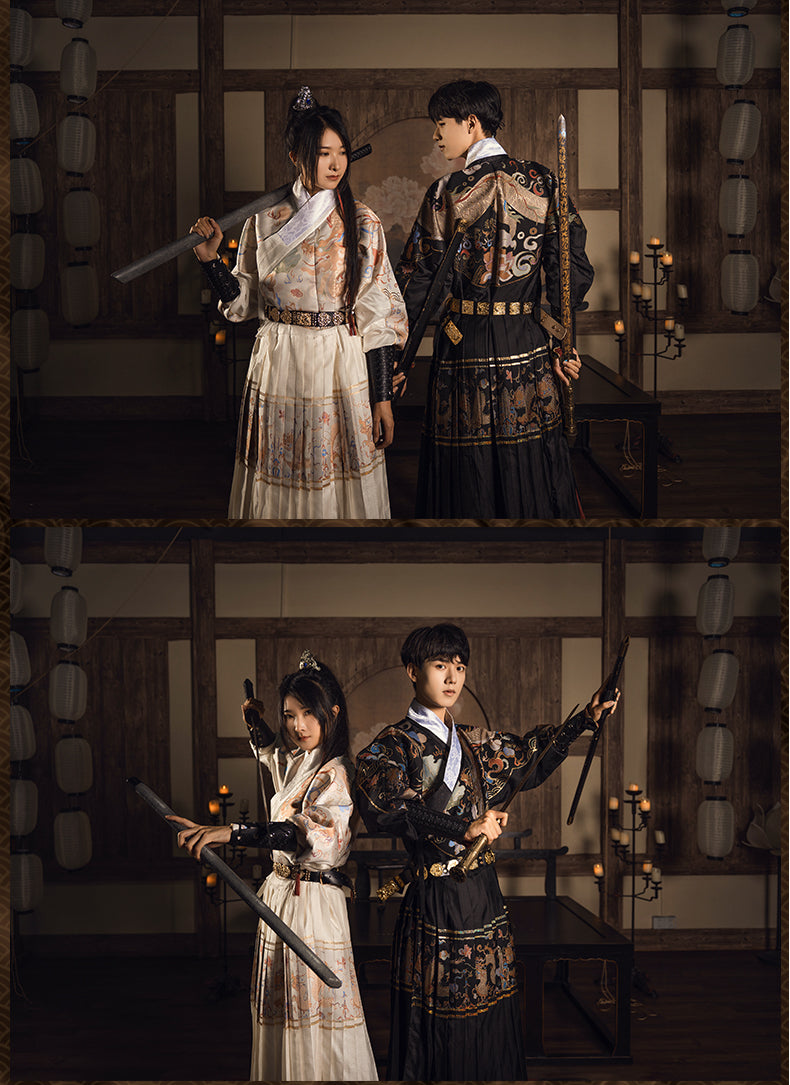 Assassination | Uni-Sex 4-Pieces Embroidered Flying Fish Hanfu (刺诏)