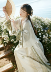Garden Plum | Green Summer Hanfu Dress (庭芜梅)