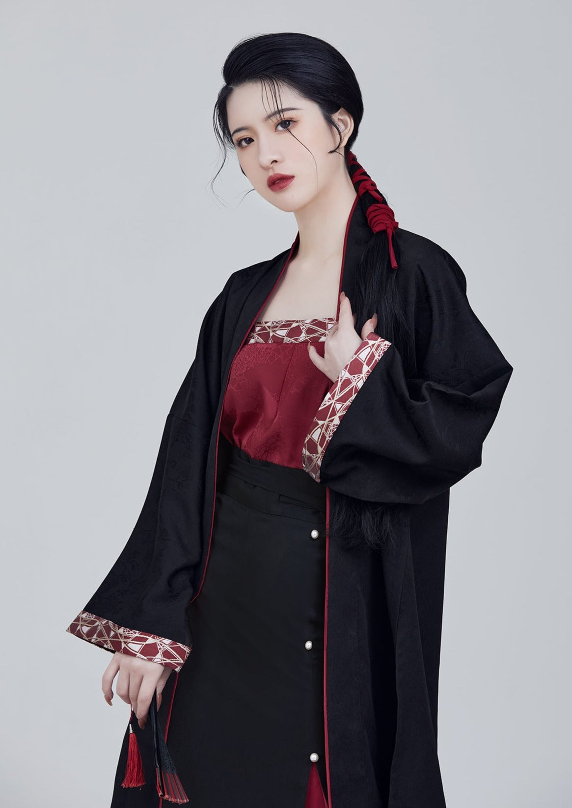 Crimson Ink  | Modern Black Hanfu (绯墨)