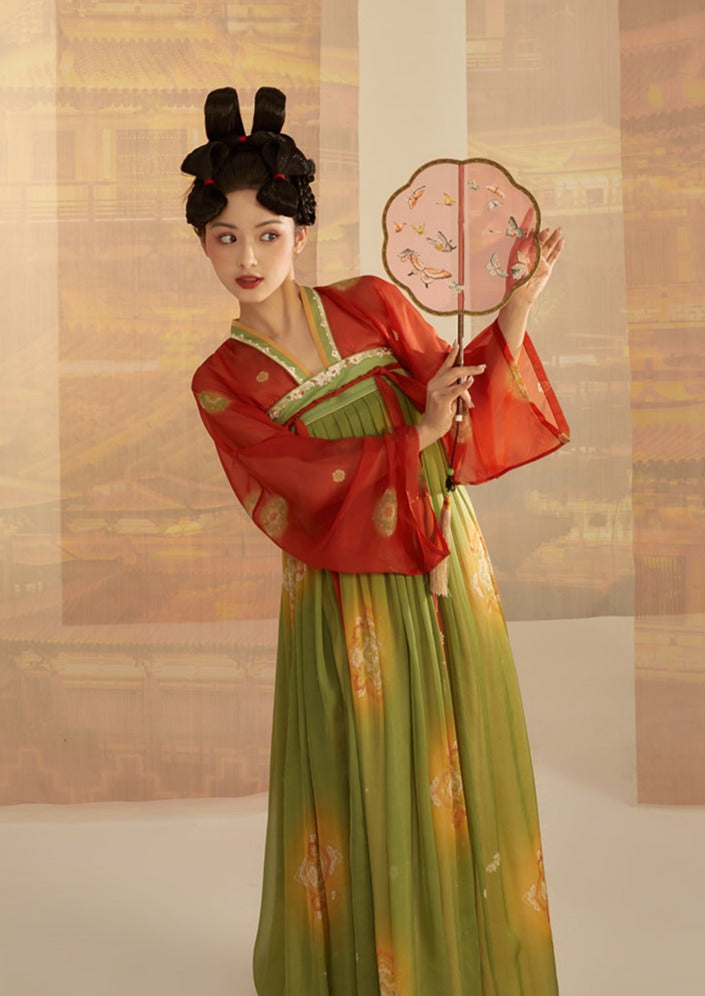 Night Banquet | Silk Embroidered Dress (唐宫夜宴)
