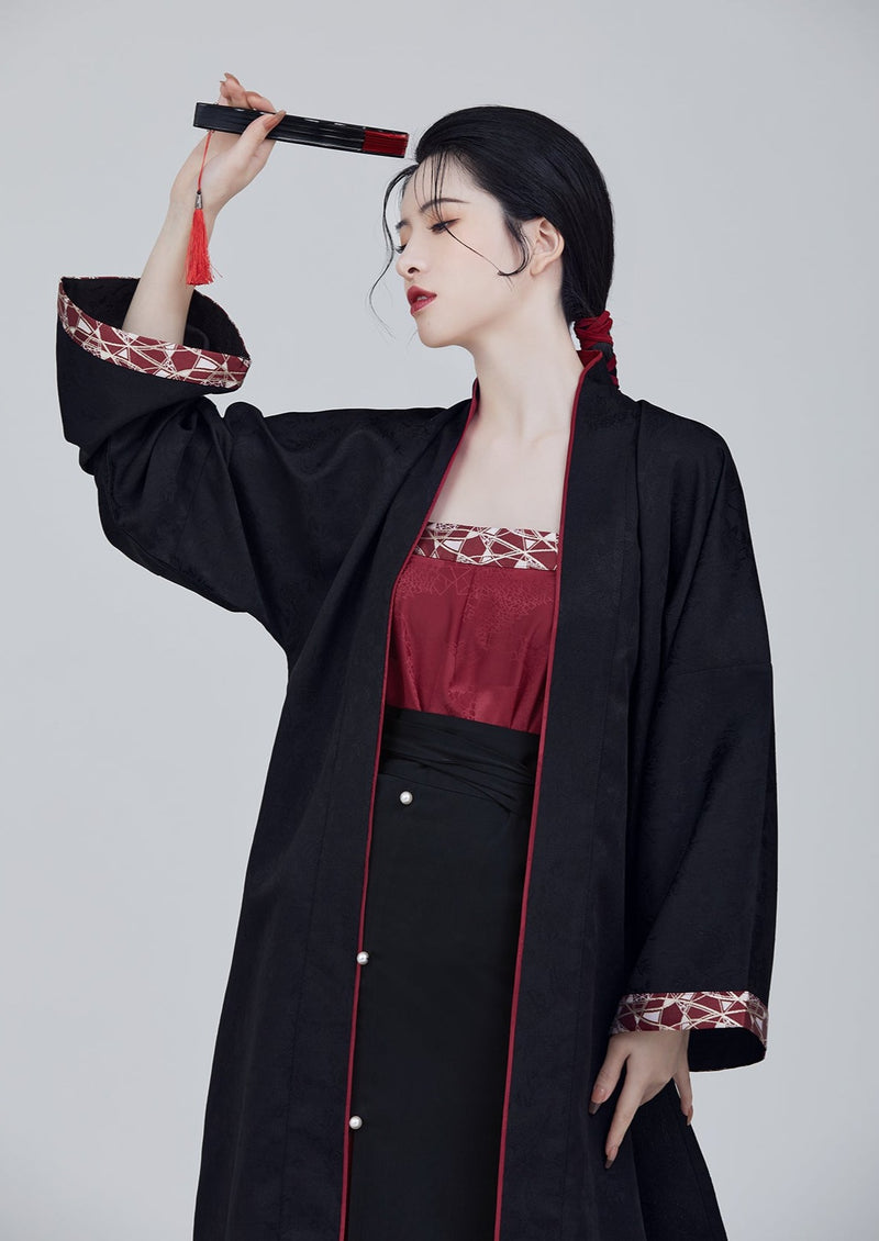Crimson Ink  | Modern Black Hanfu (绯墨)