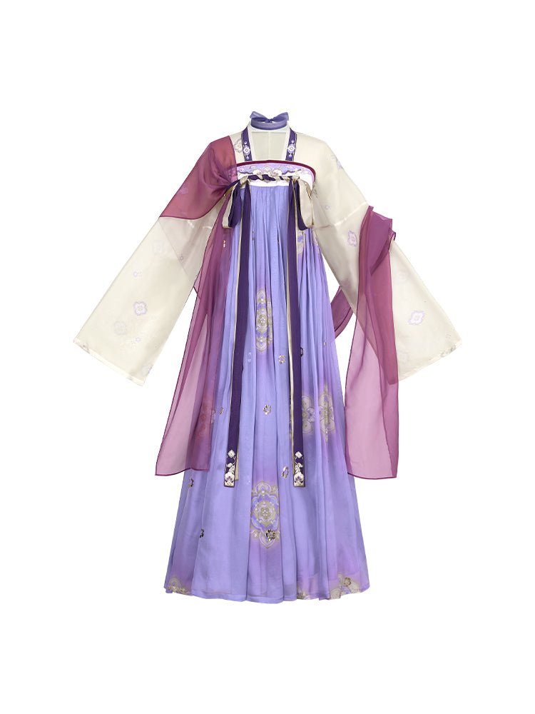 Violet Dream | Silk Embroidered Dress (紫金叹)