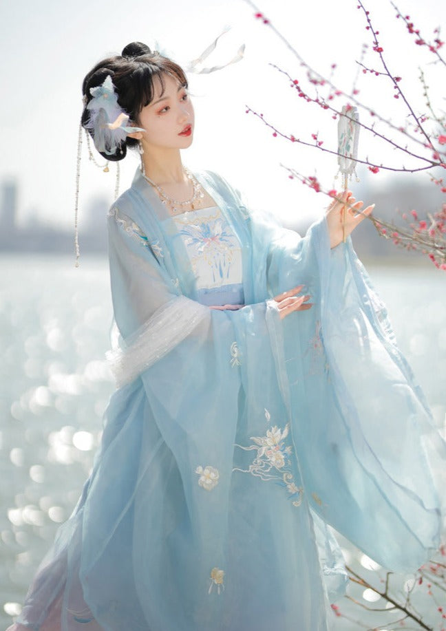 Pink Aqua | 4-Piece Hanfu Dress (水挼粉)