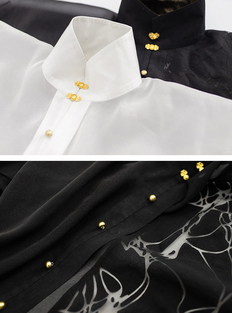 Moon River | Modern Black Blouse (鸾清)