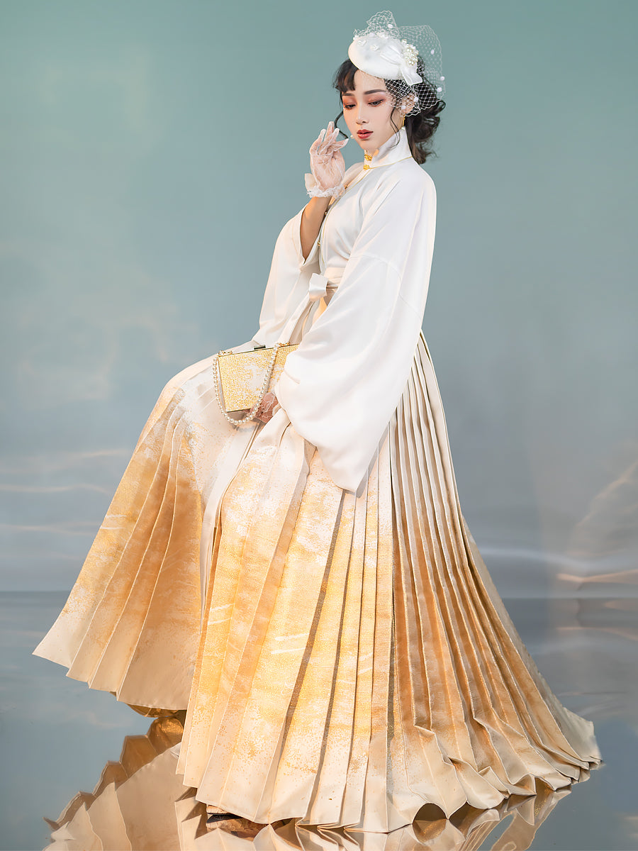 Moon River | Custom Made Ma Mian Skirt (月生春江)