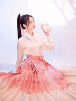 Cherry Blossom | Modern Pink Skirt (紫藤花开)
