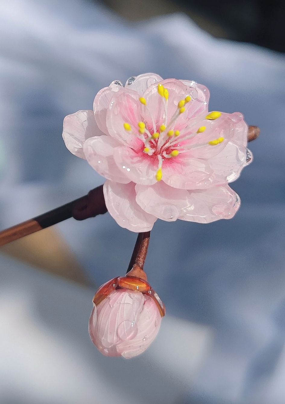 Cherry's Beauty | Pink Flower Hairpin (美人梅)